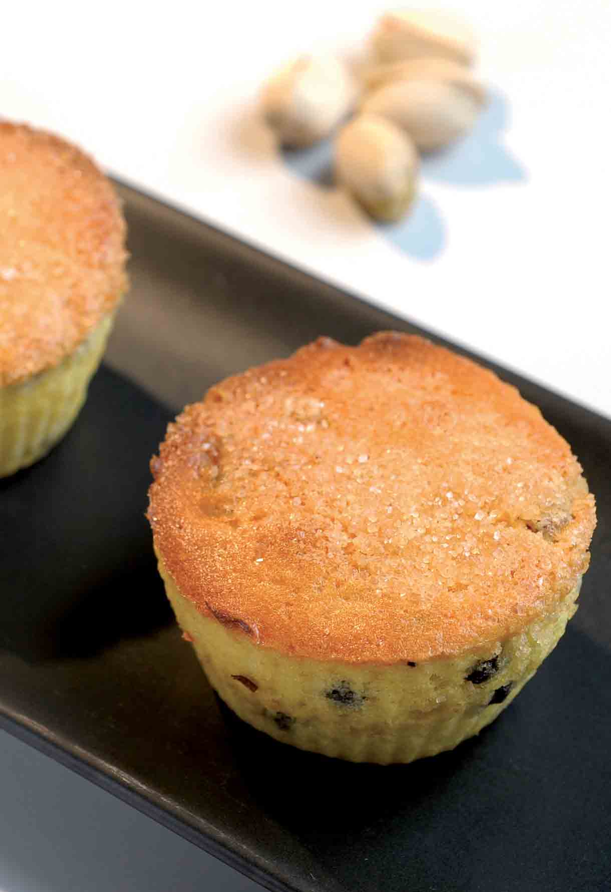 ricette gourmet fatte con birra menabrea dolci dessert muffins ai pistacchi