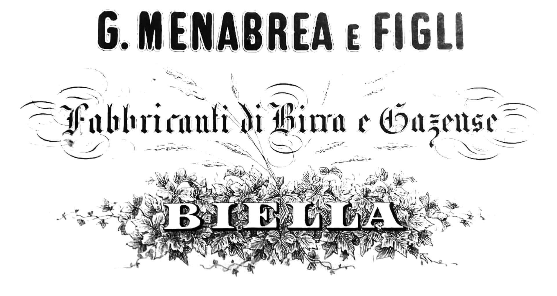 Birth of the Menabrea logo image 1872