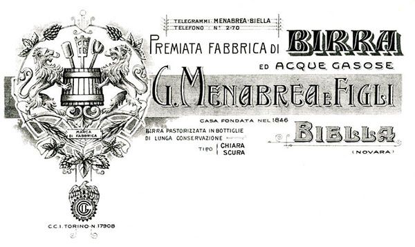 Birth of the Menabrea logo image 1930