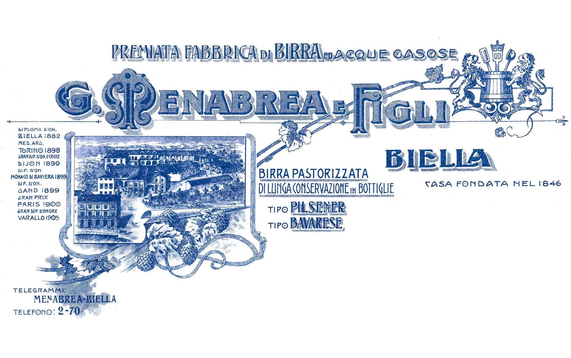 Birth of the Menabrea logo image 1905