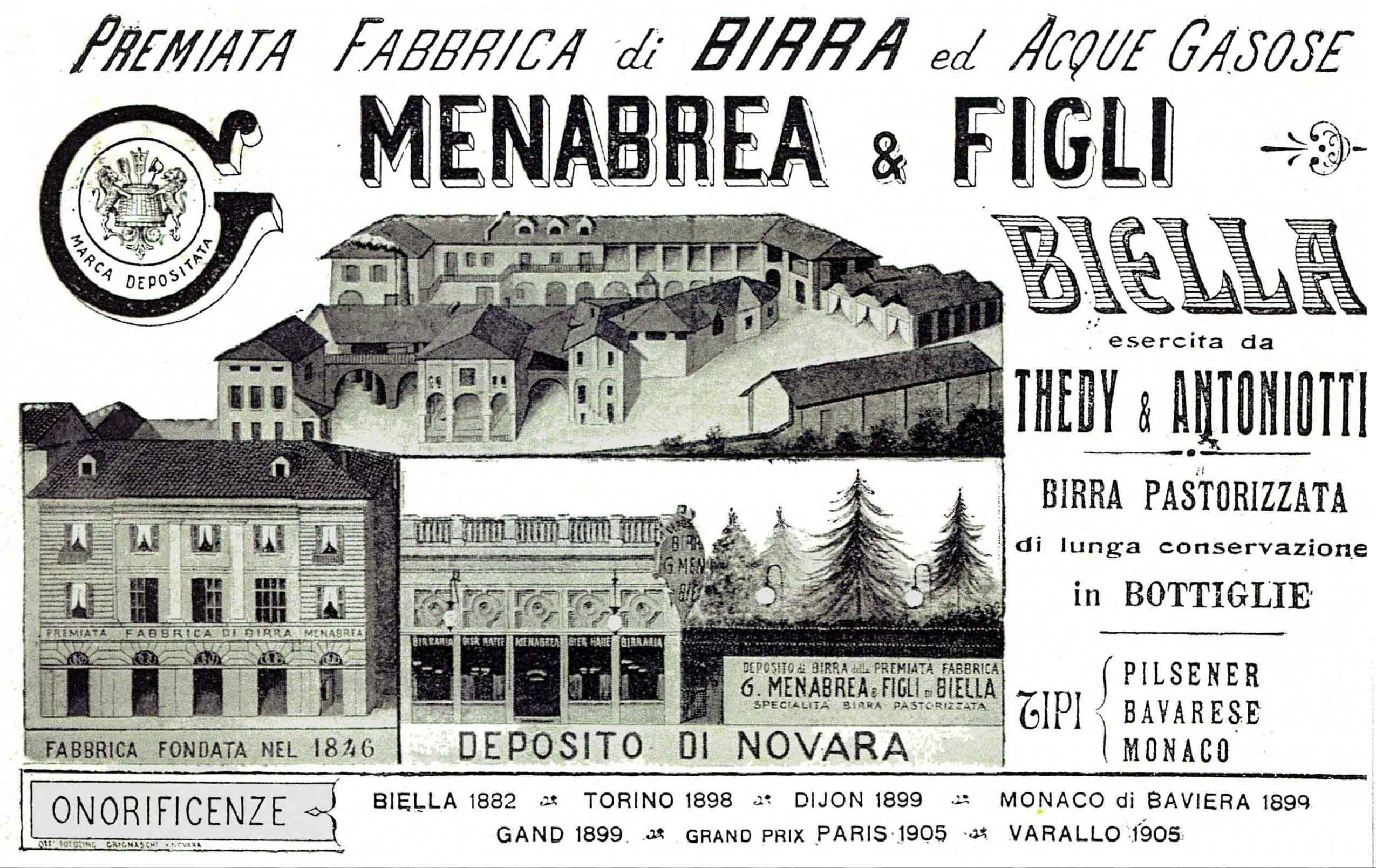 The Menabrea Brewery 1846 Historical Image 3