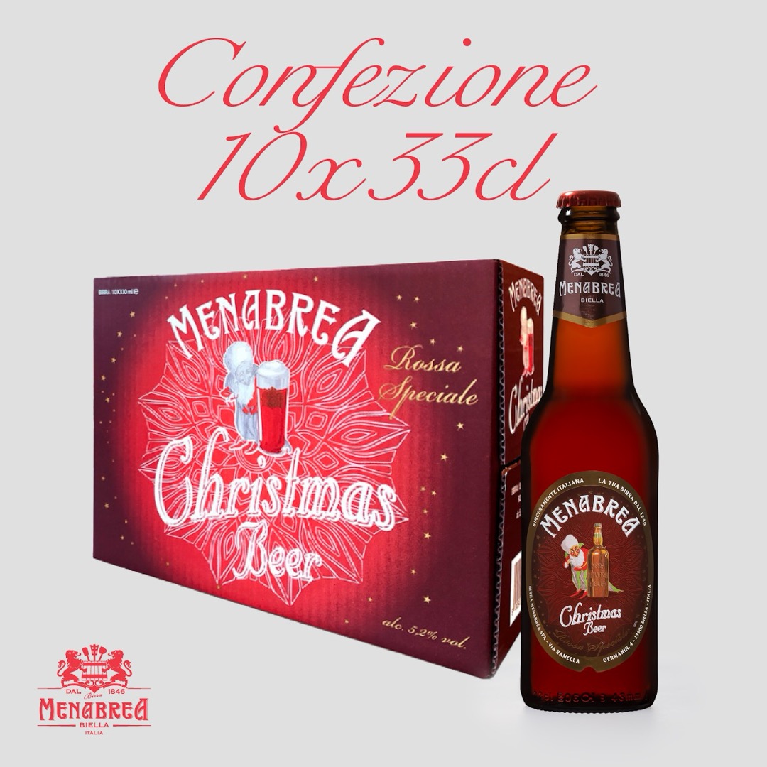 Menabrea Birra di Natale Confezione 10 x 33