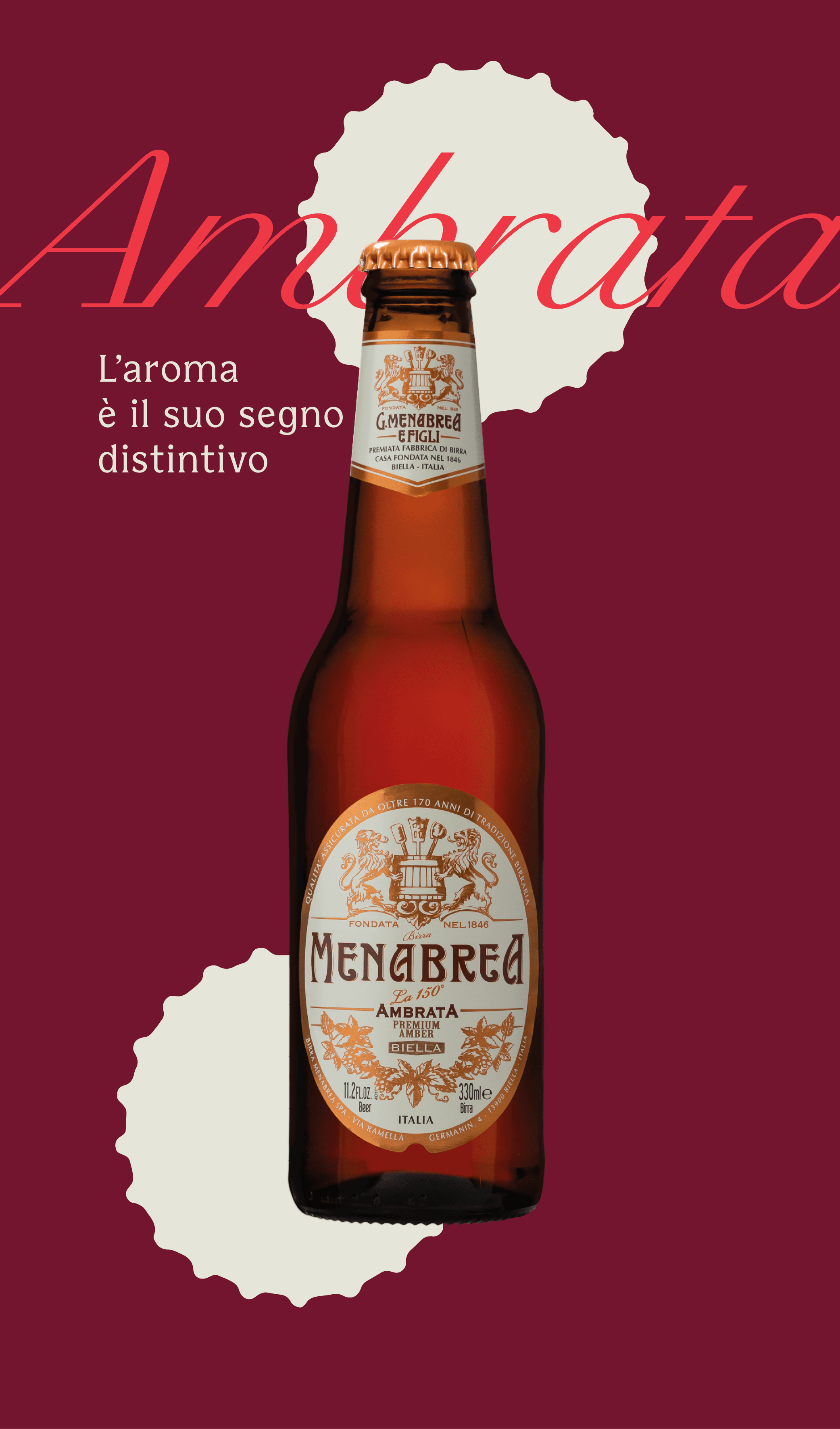 La Gamma Ambrata Birra Menabrea main Image Mobile