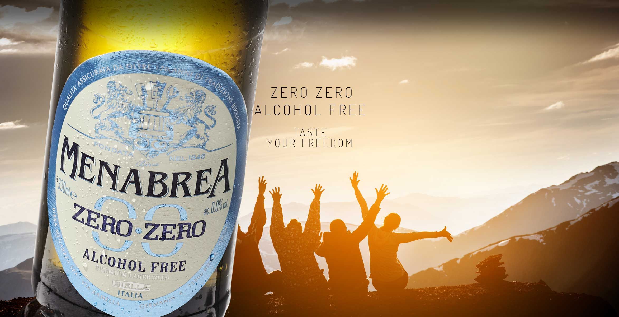 menabrea zero zero alcohol free beer