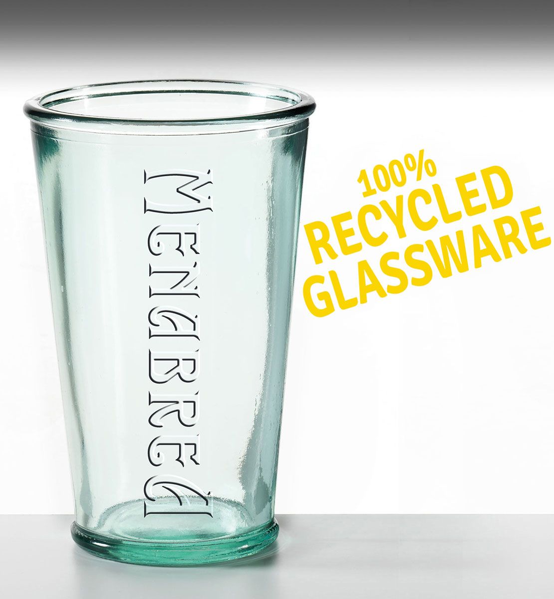 Menabrea Arte da Bere La Non Filtrata Recycled Glassware Mobile